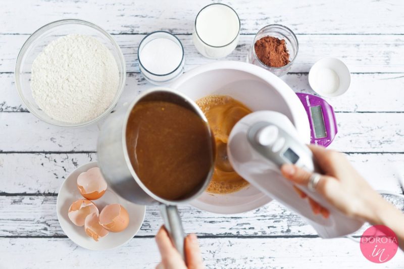 Piernik czekoladowy - przepis - krok 2