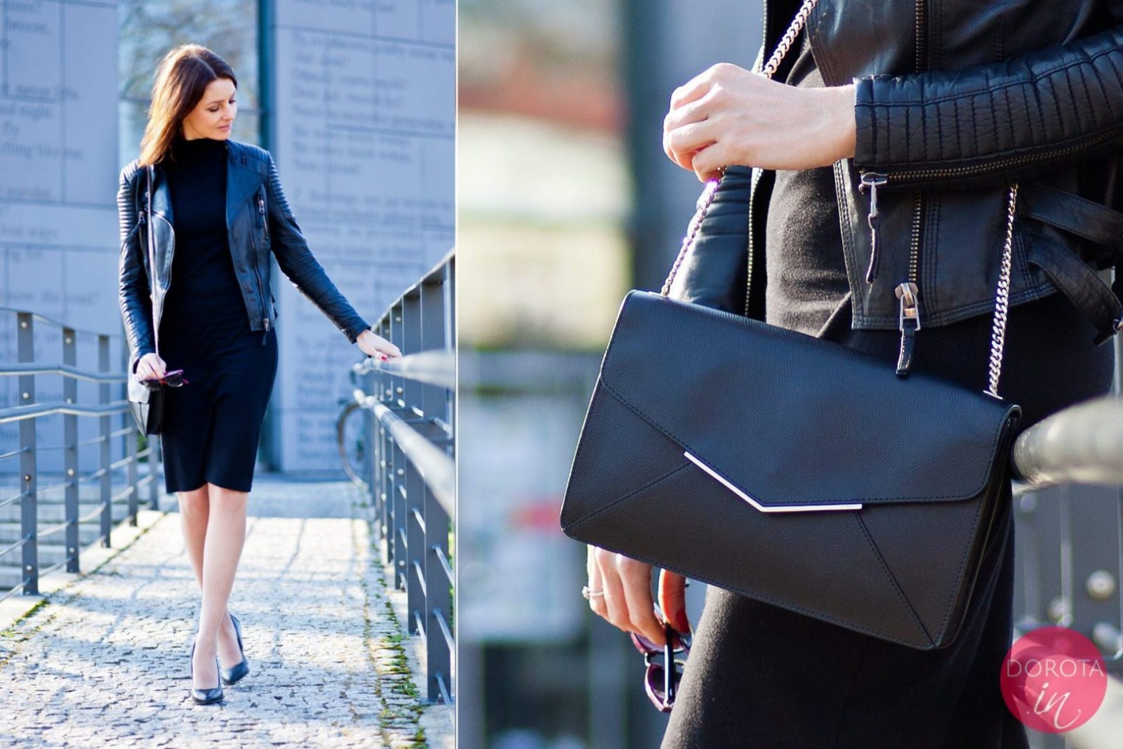 Czarna torebka Furla Cherie Onyx