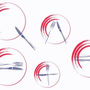 Jak ułożyć sztućce na talerzu