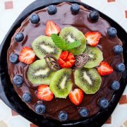 Tort naleśnikowy czekoladowy