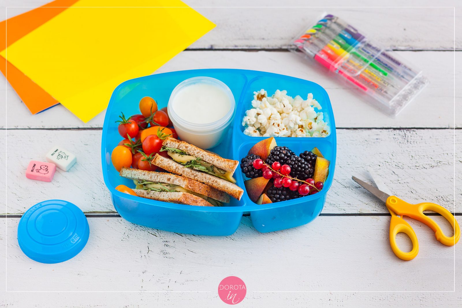 Drugie śniadanie do szkoły - lunchbox