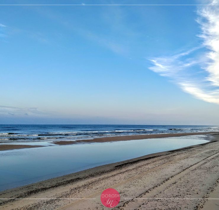 Plaża w Słowińskim Parku Narodowym