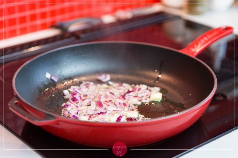 Makaron z warzywami - przepis - krok 2