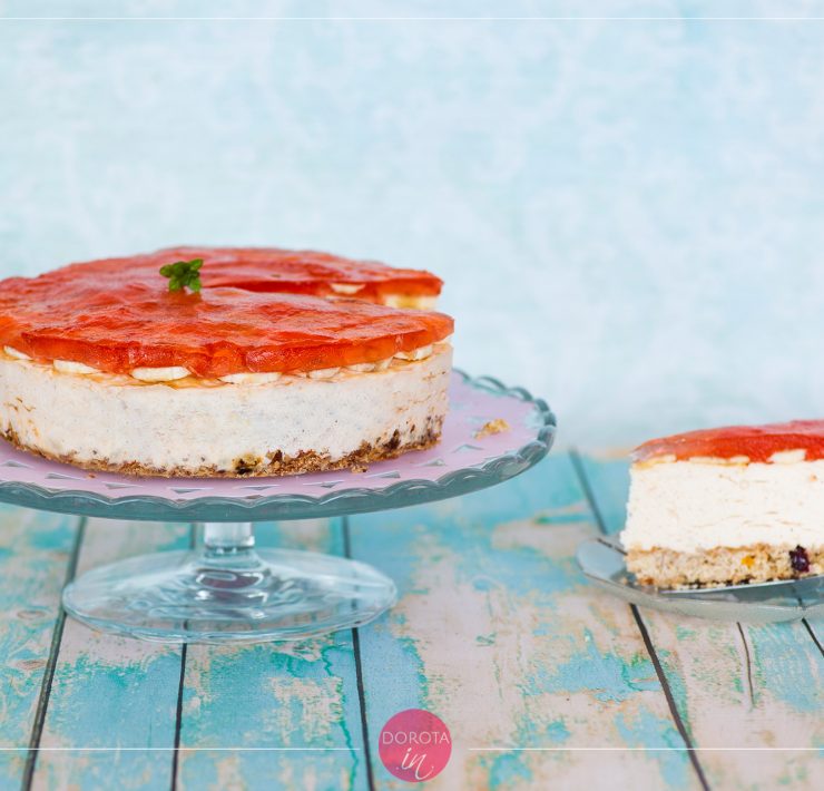 Sernik bananowy na zimno