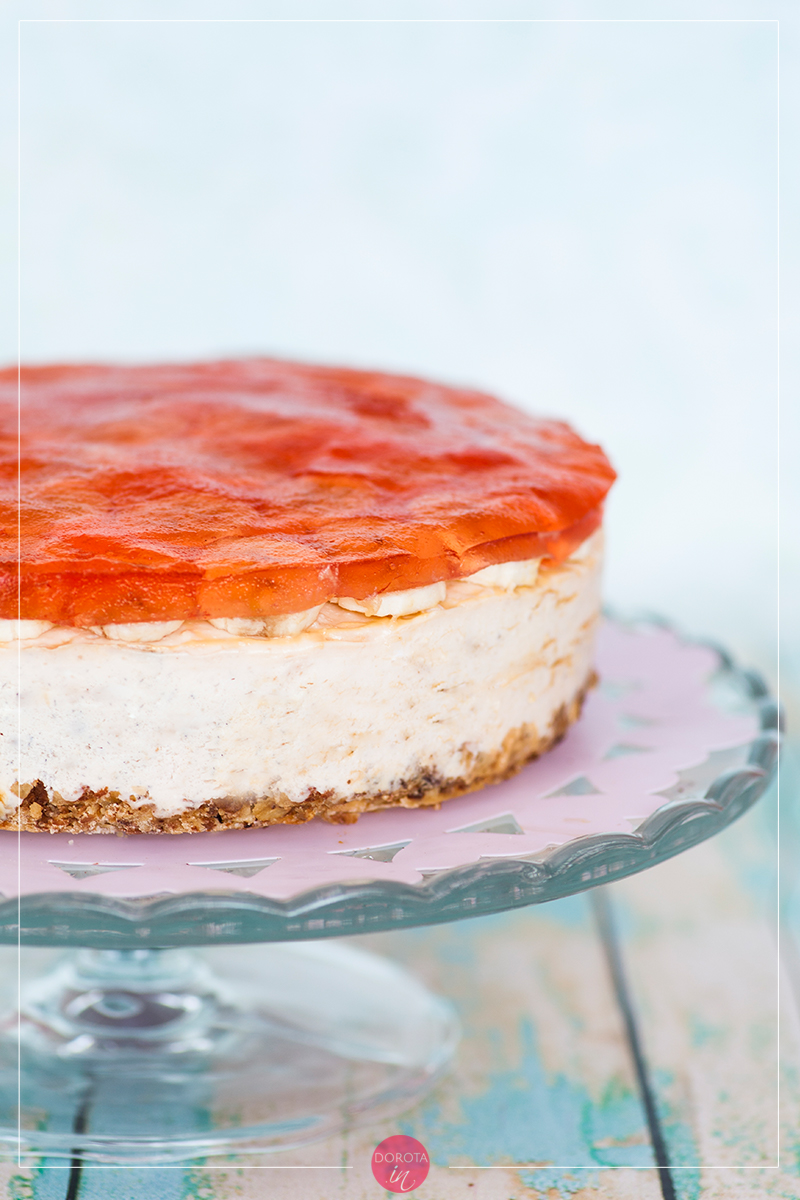 Sernik bananowy na zimno