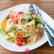 Sałatka z zielonej papai