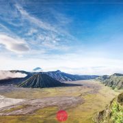 Wulkan Bromo w całej krasie