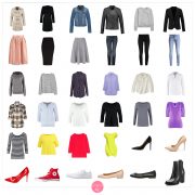 Garderoba kapsułowa na wiosnę - wiosenna szafa minimalna