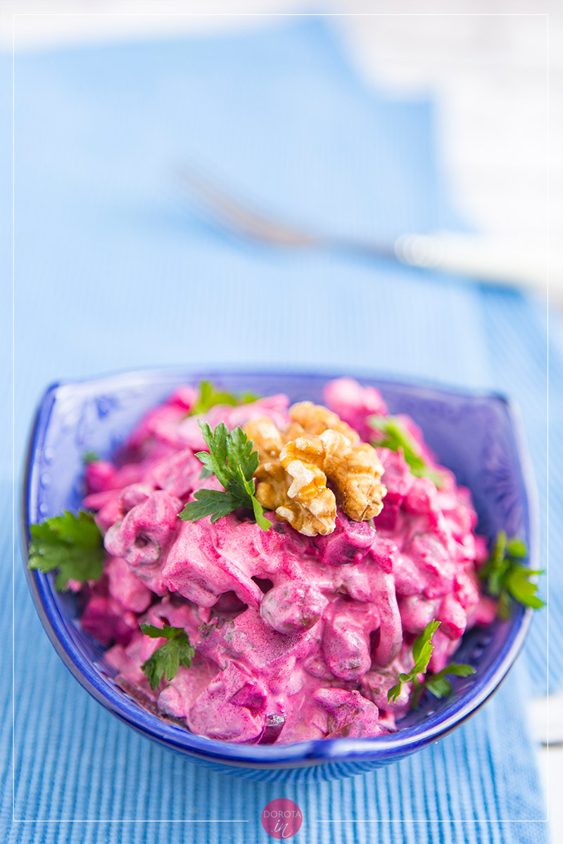 Sałatka z buraków z majonezem