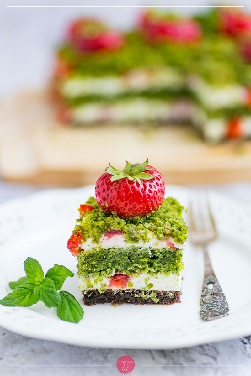 Ciasto truskawkowe pole