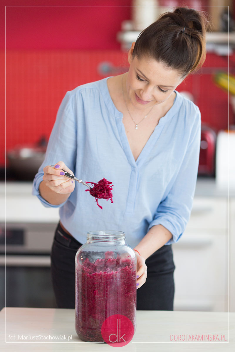 Kiszona kapusta czerwona