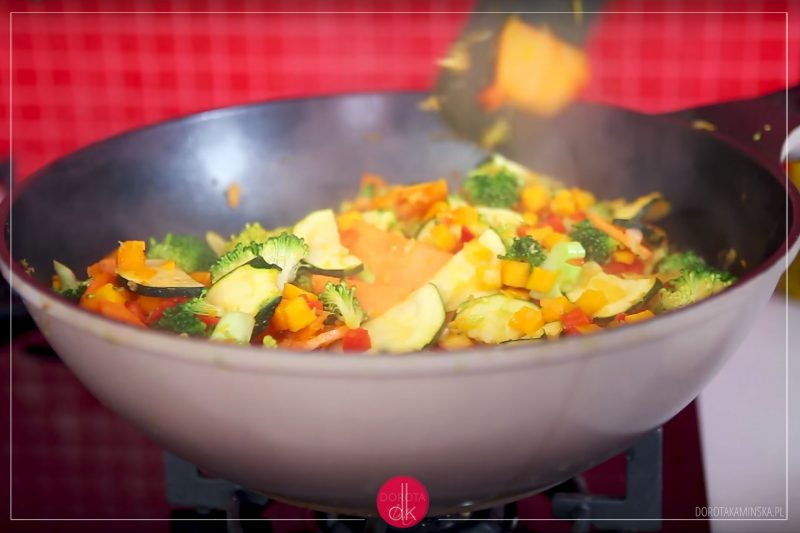 Tarta z warzywami - przepis - krok 10