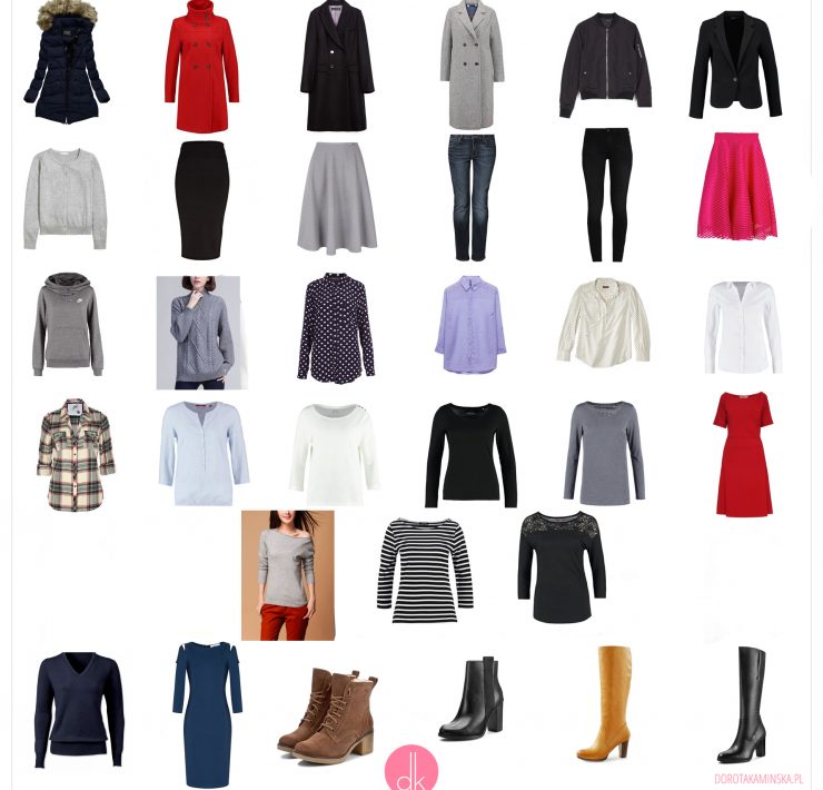 Garderoba kapsułowa na zimę - zimowa szafa minimalna