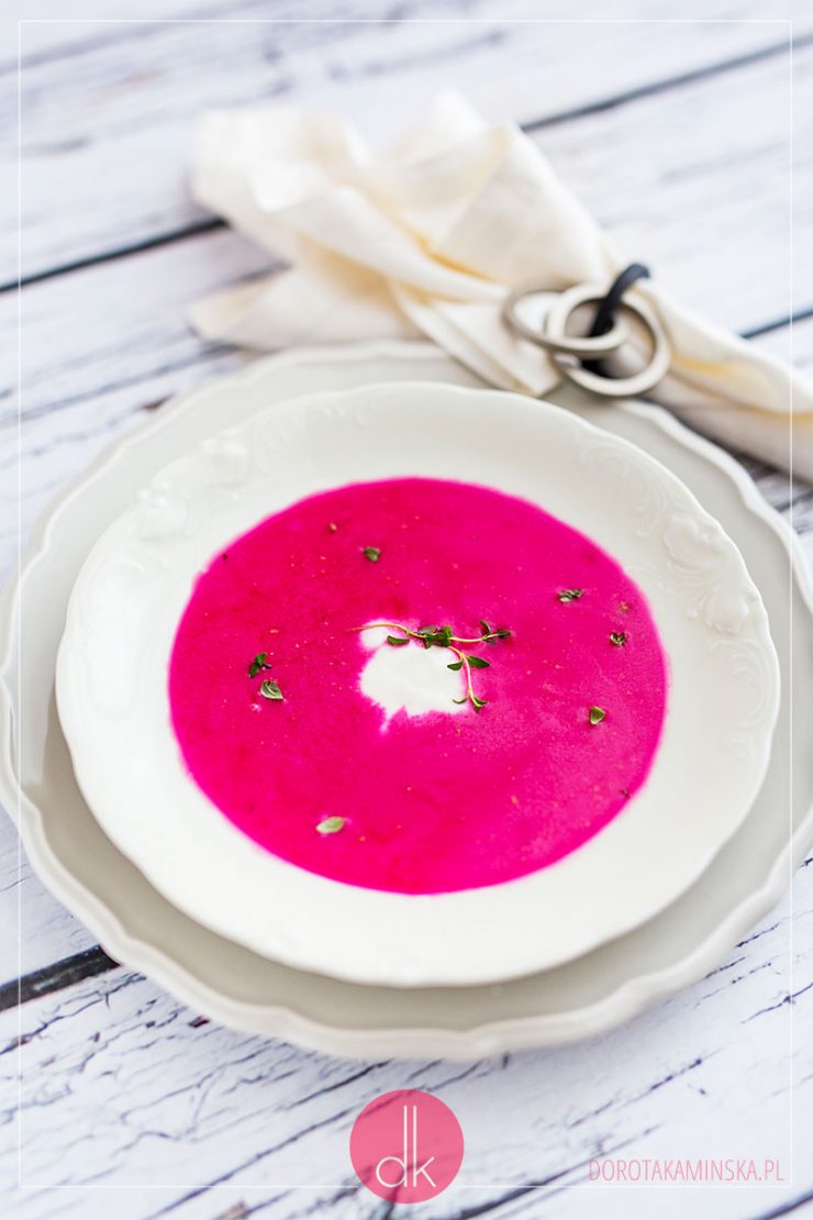 Barszcz czerwony zabielany przepis | Dorota Kamińska