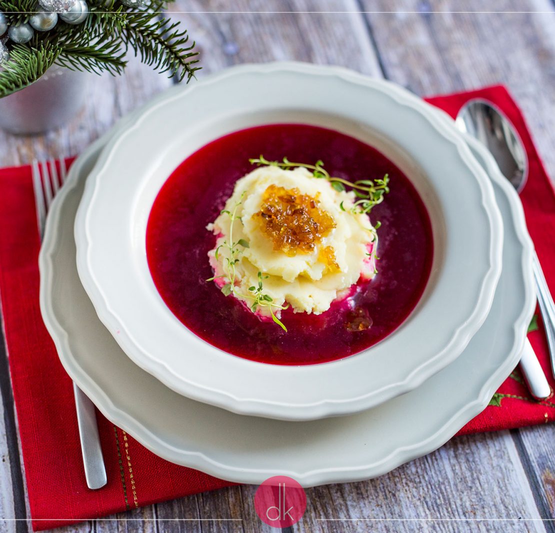 Czerwony barszcz na zakwasie