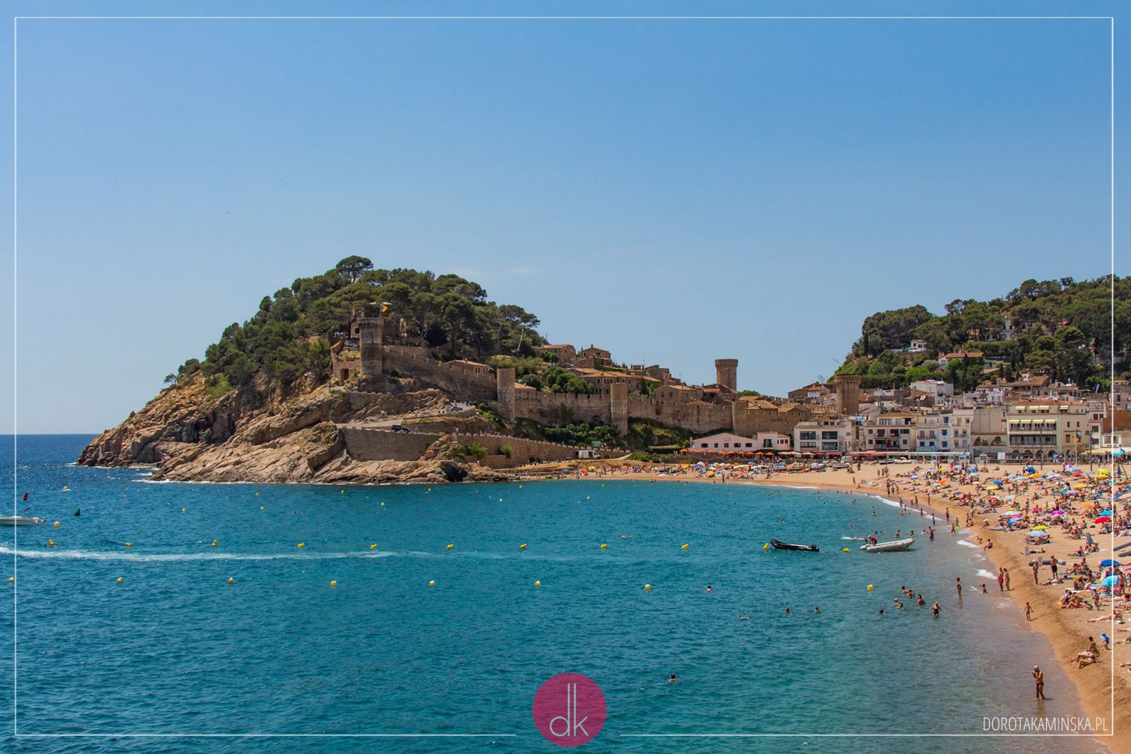 Tossa de Mar - średniowieczne miasteczko na Costa Brava