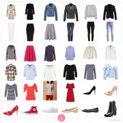 Garderoba kapsułowa na wiosnę - wiosenna szafa minimalna