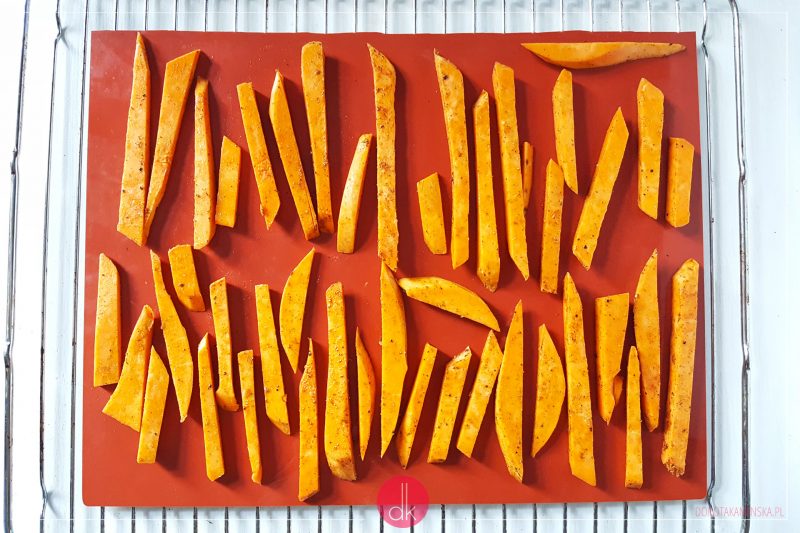 Frytki z batatów - przepis - krok 3