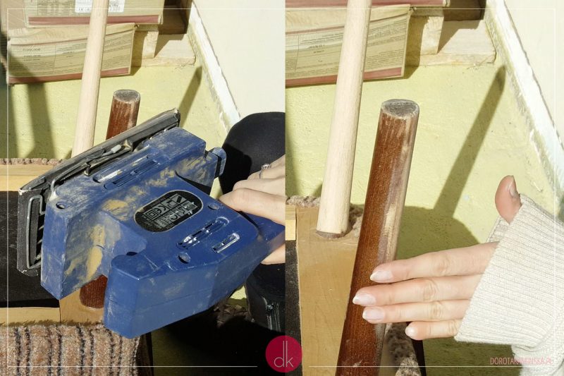 Renowacja fotela - krok 2