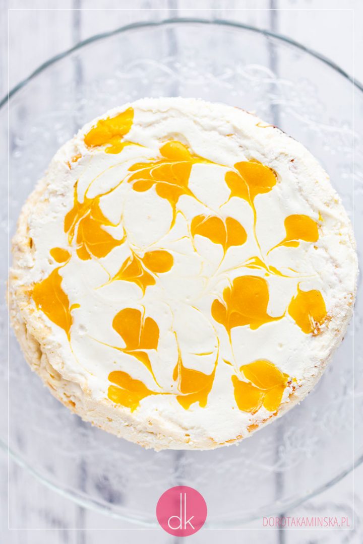 Sernik z musem mango - przepis