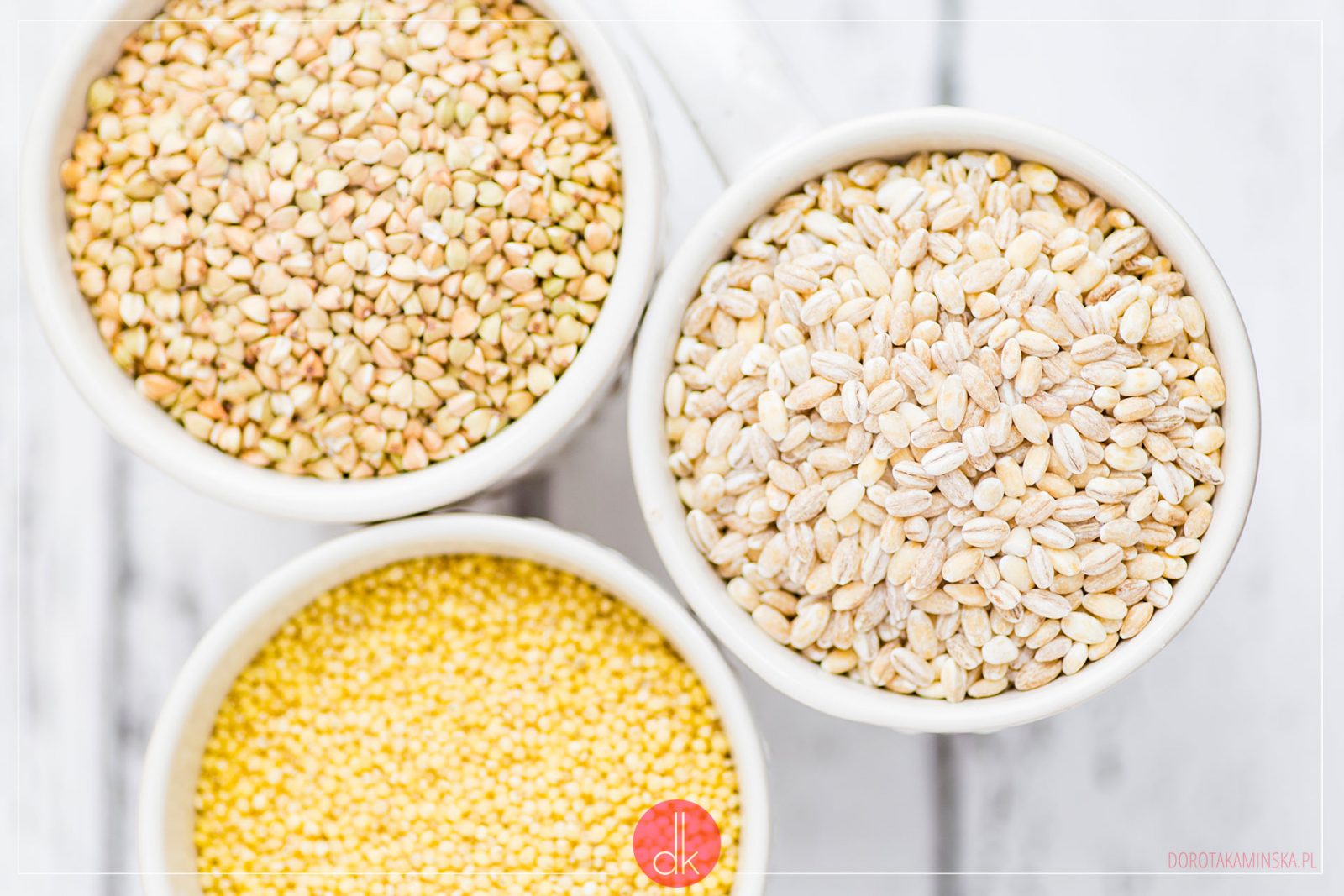 Kasze: jaglana, gryczana i pęczak