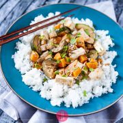 Czerwone curry z dynią