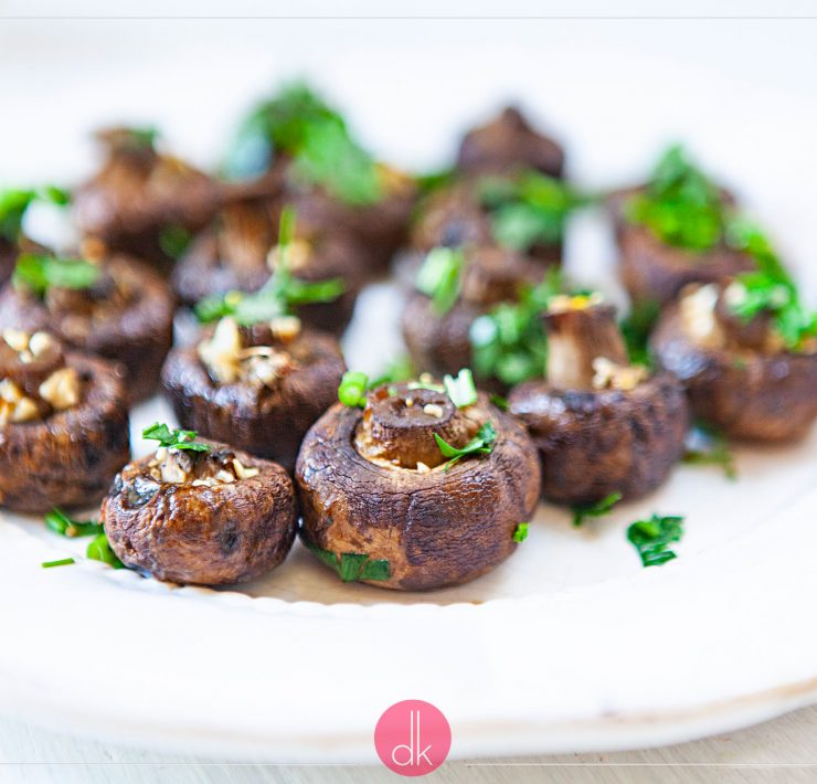 Pieczone pieczarki