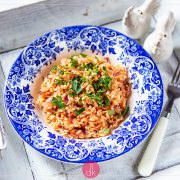 Risotto z pomidorami