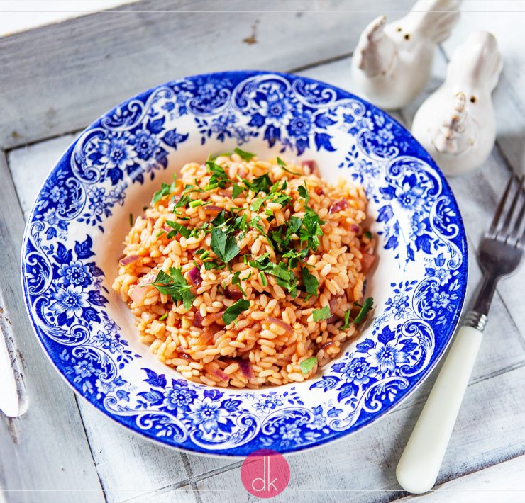Risotto z pomidorami