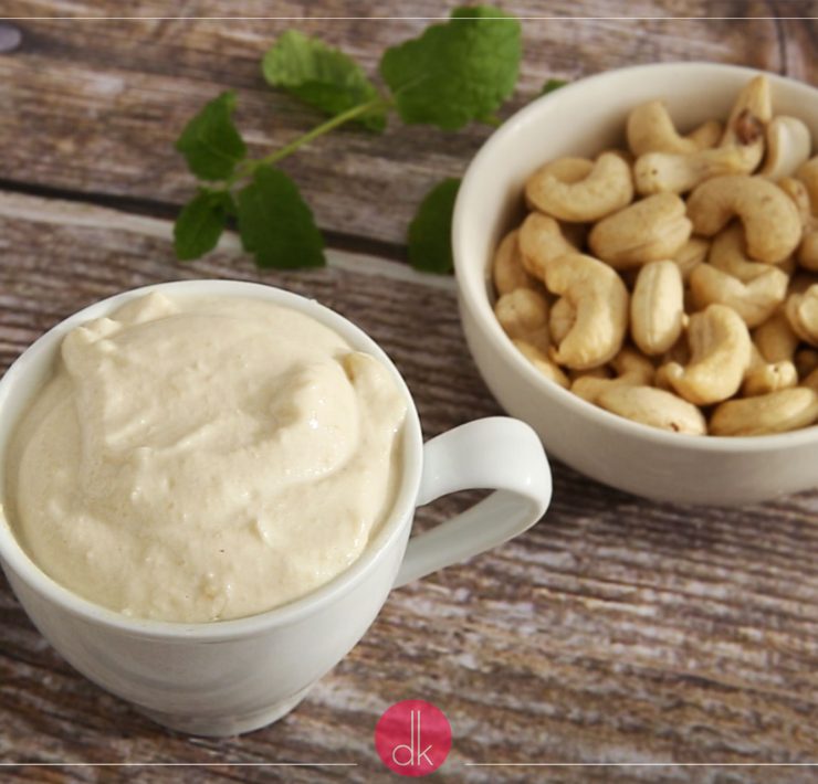 Wegańska śmietana z nerkowców