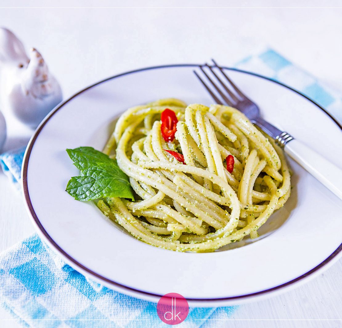 Makaron z pesto