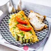 Omlet ze szparagami