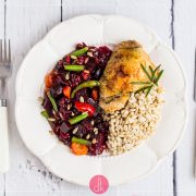 Proporcje jedzenia na talerzu - zdrowy posiłek