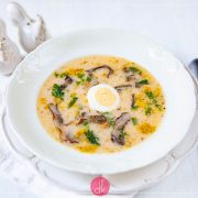 Barszcz biały wegetariański