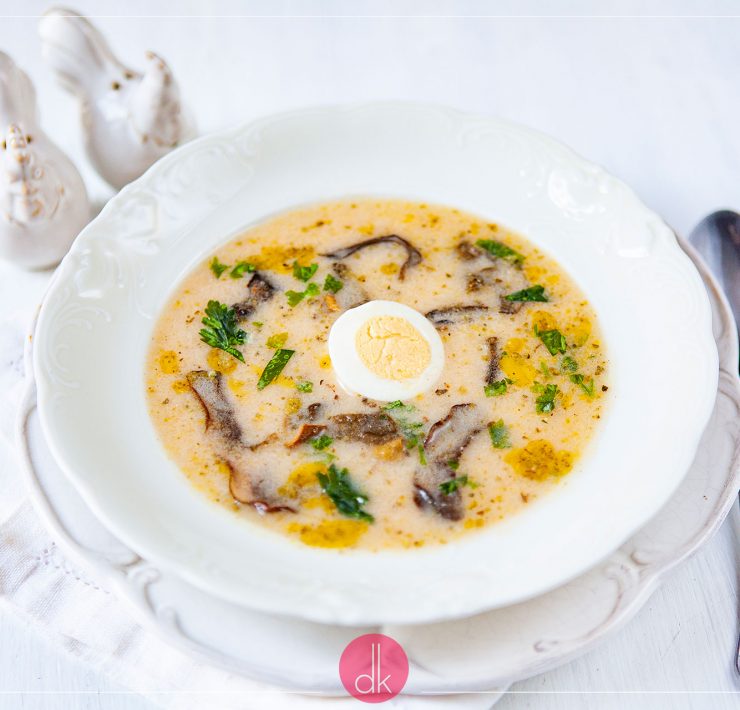 Barszcz biały wegetariański