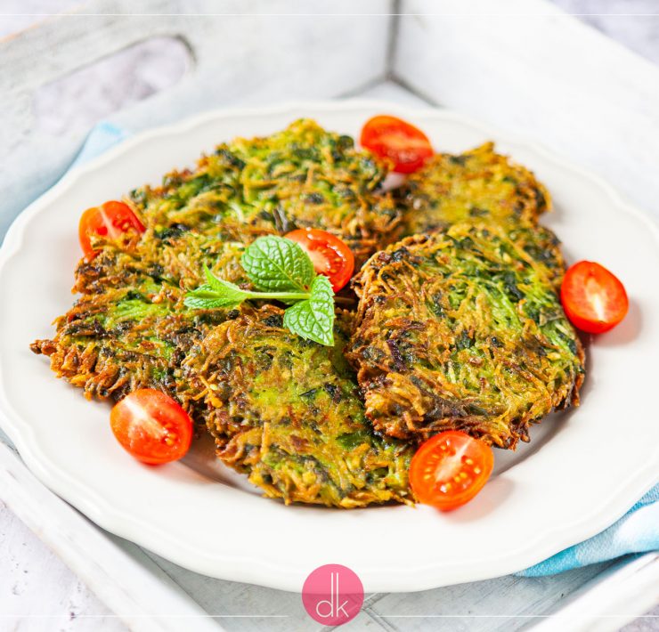 Placki ze szpinakiem