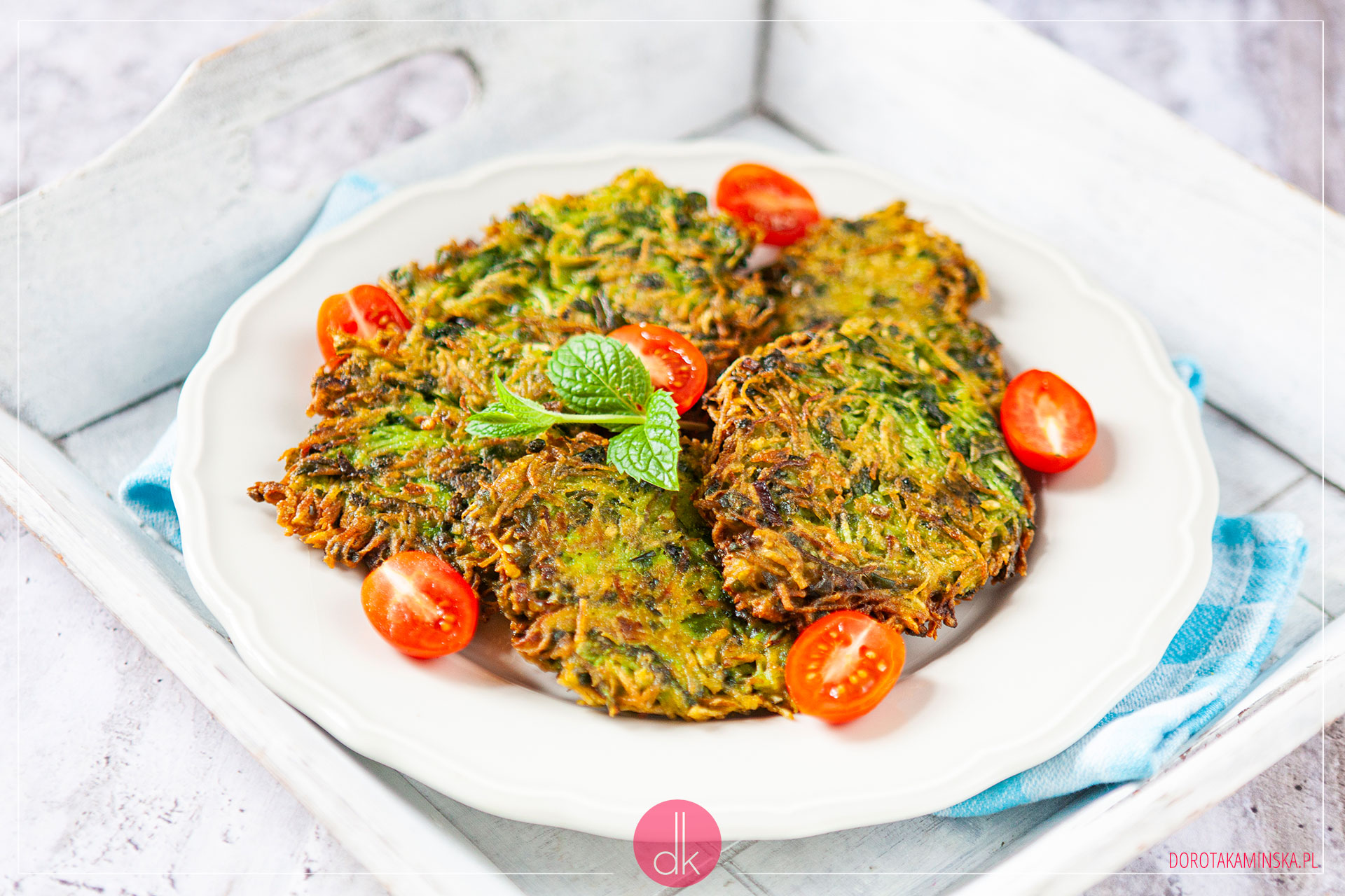 Placki ze szpinakiem