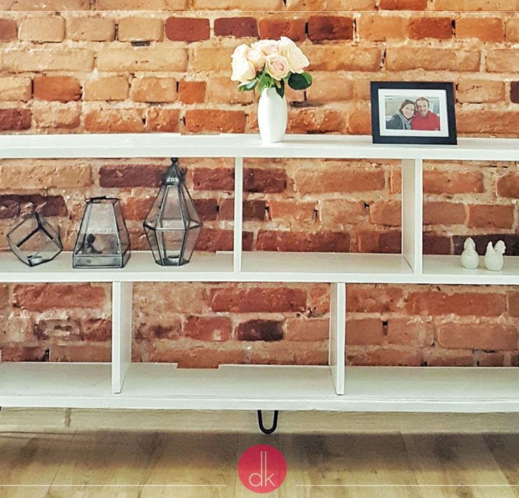 Regał loft z odzysku