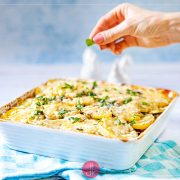 Zapiekanka z pieczarkami