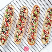 Zapiekanki z pieczarkami