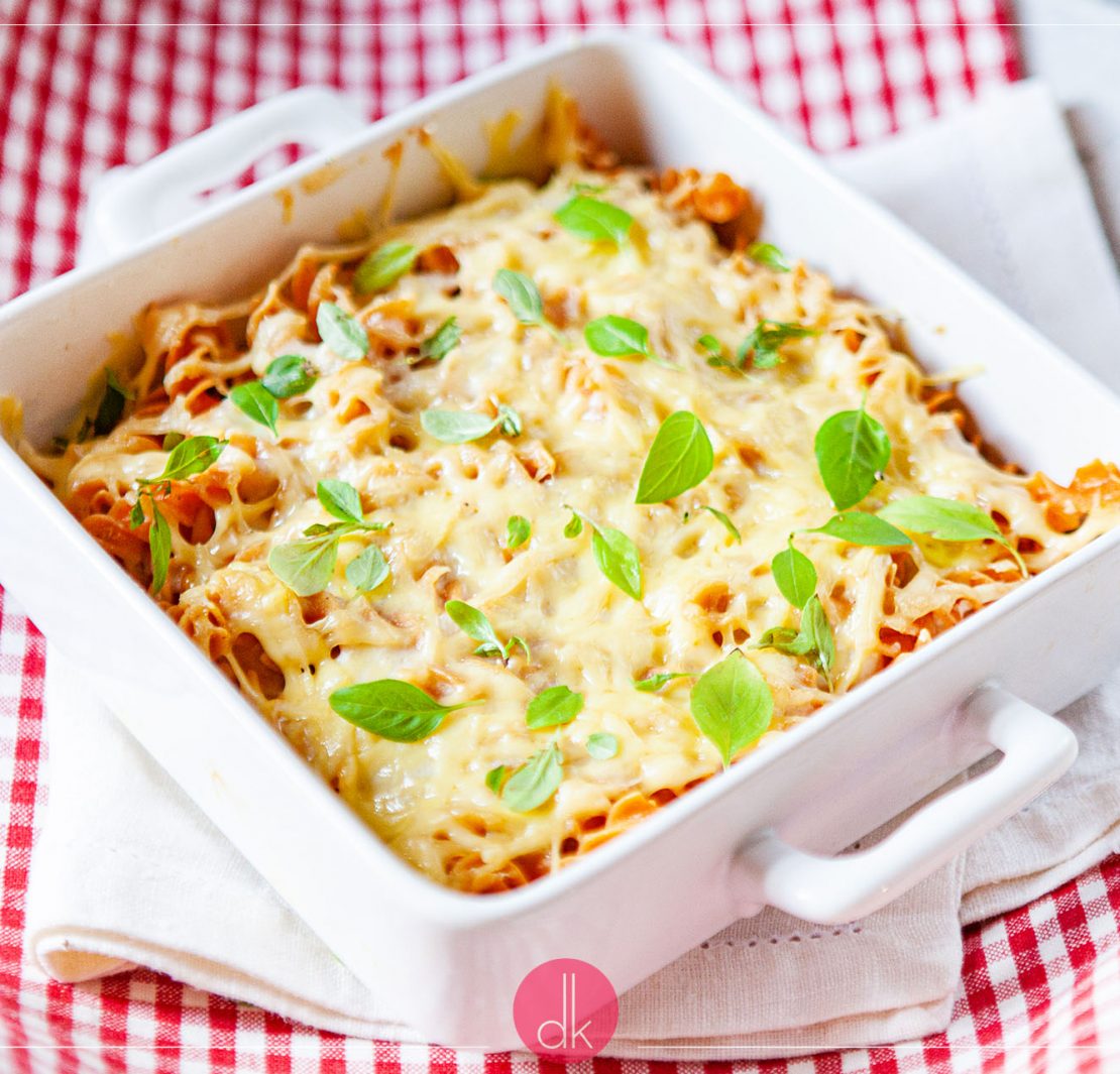 Zapiekany makaron z serem
