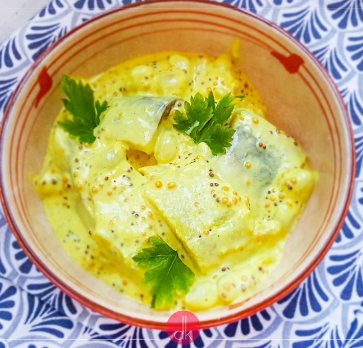 Śledzie w musztardzie