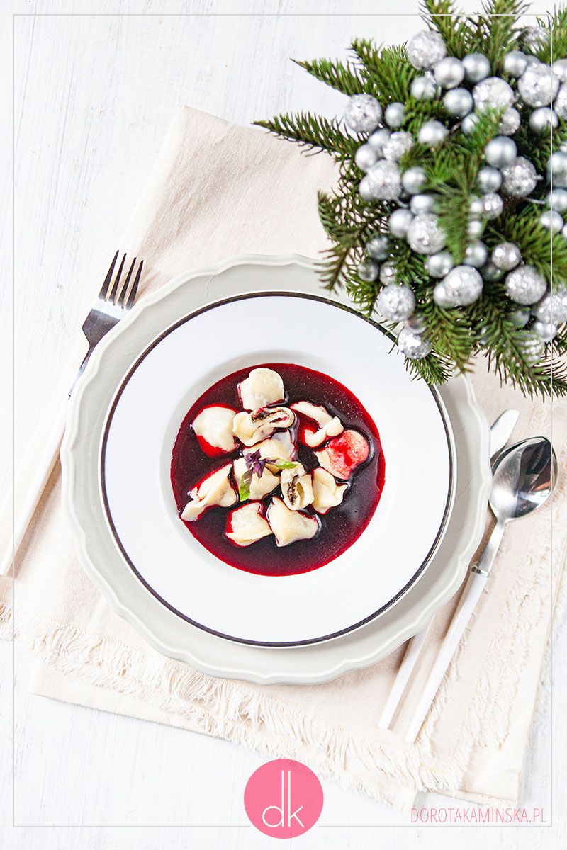 Uszka z pieczarkami przepis